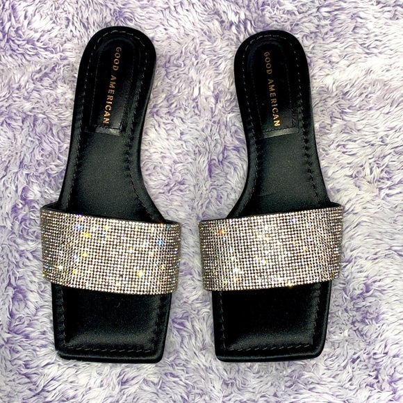 Good American Shoes - Good American Bling Slides